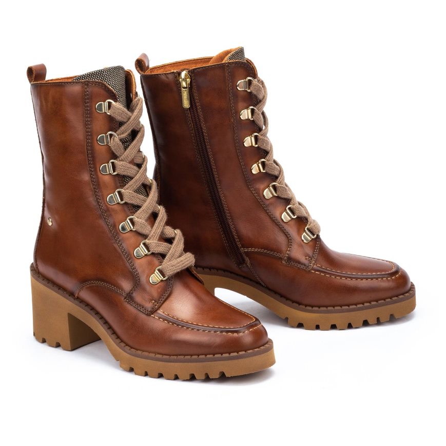 Women's Pikolinos VIELLA Ankle Boots Brown | NZ J125380